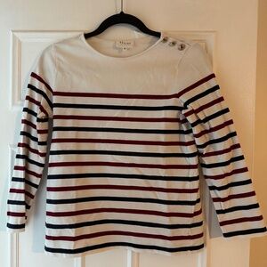 Sezane Striped Sailor Top